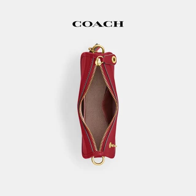 【COACH】蔻馳官方直營 SWINGER 20號手袋-B4/紅寶石色(CW567)