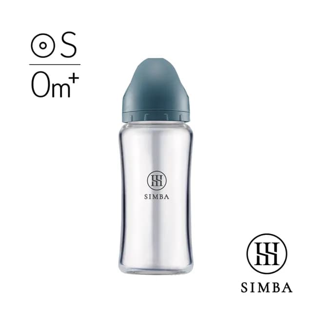 【Simba 小獅王辛巴官方直營】新生適用-蘊蜜質金玻璃寬口防脹氣奶瓶270ml