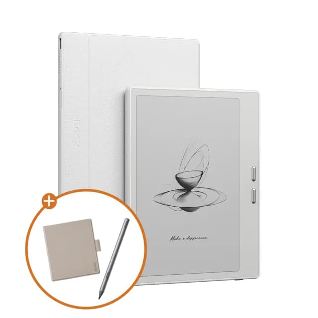 【BOOX 文石】Go 7 吋電子閱讀器 - 白色(觸控筆皮套組)