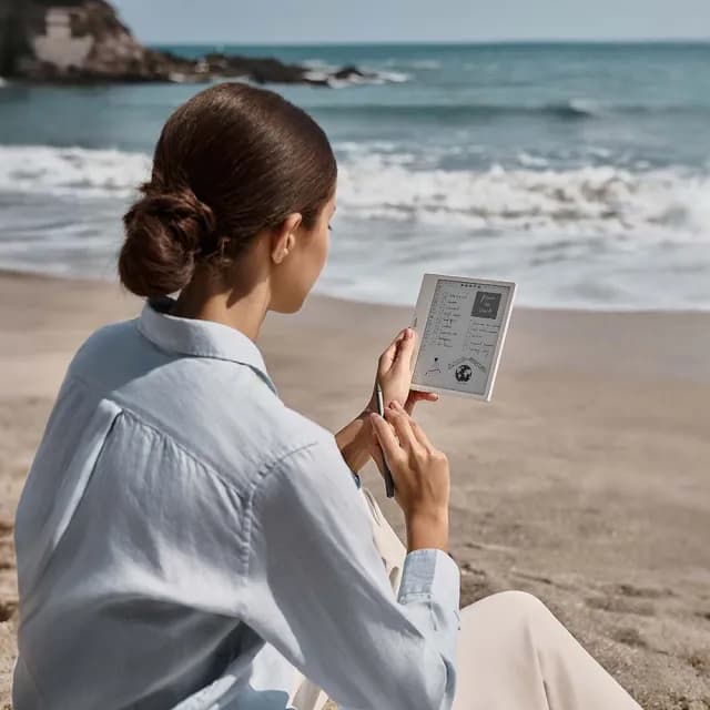 【BOOX 文石】Go 7 吋電子閱讀器 - 白色(觸控筆皮套組)