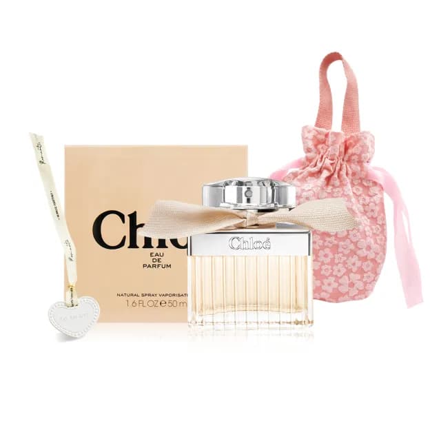 【Chloe’ 蔻依】同名女性淡香精 50ml(贈擴香愛心掛飾+收納袋-專櫃公司貨)