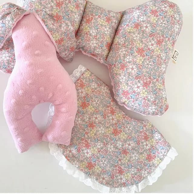 【Lianne baby】女嬰禮盒 台灣製韓國布莓果花語豪華彌月禮盒 嬰兒禮物(週歲禮 嬰兒禮盒 滿月禮 收涎禮)