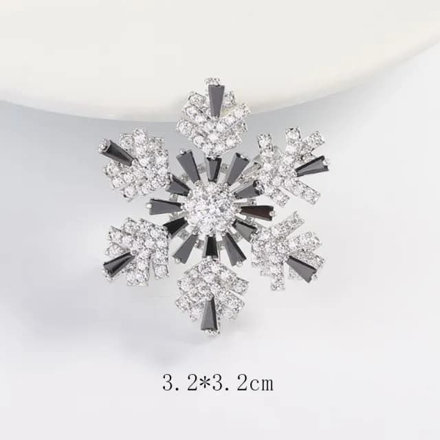 【Penny珮妮】韓版時來運轉可旋轉雪花胸針吊墜兩用款式9(母親節 交換禮物 生日 情人節 尾牙 新年 結婚)