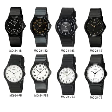【CASIO 卡西歐】MQ-24  超薄靜音 學生必備指針錶(考試必備 錶徑約3.5公分)