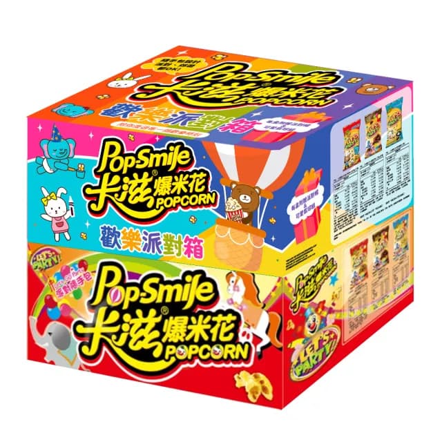 【卡滋爆米花】歡樂派對箱任選2箱組(生日派對/萬聖節限定版)