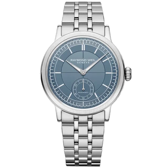 【Raymond Weil 蕾蒙威】Millesime 復古系列 小秒針機械腕錶 39.5mm 情人節 禮物 送禮 推薦(2930-ST-50011)
