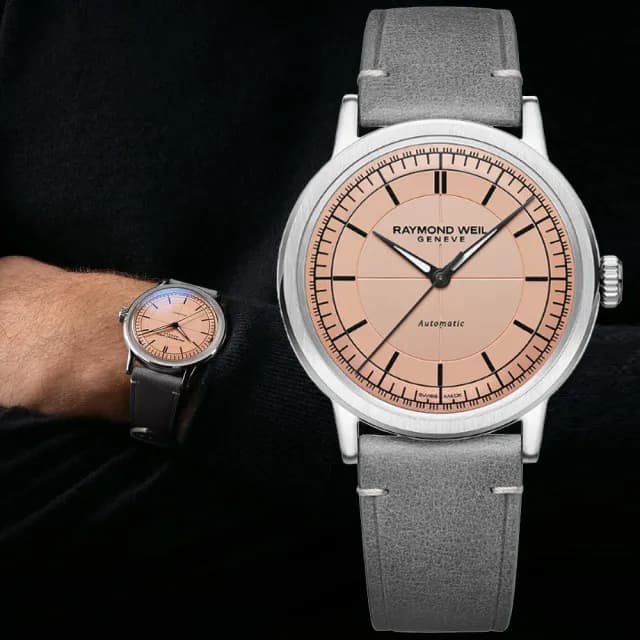 【Raymond Weil 蕾蒙威】Millesime 復古系列 機械腕錶 39.5mm 父親節 禮物 送禮 推薦(2925-STC-80001)
