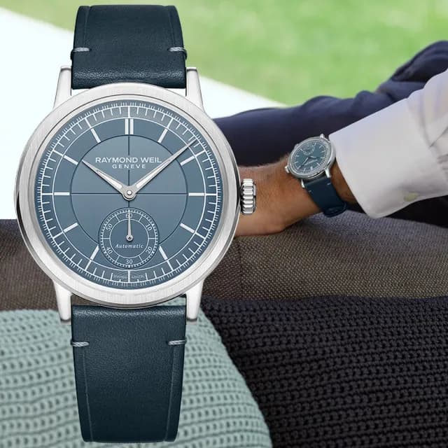 【Raymond Weil 蕾蒙威】Millesime 復古系列 機械腕錶 39.5mm 七夕 情人節 禮物 送禮 推薦(2930-STC-50011)
