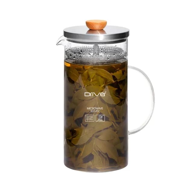 【Driver】冷熱兩用沖茶壺-1200ml(泡茶壺 沖茶壺 熱茶壺 沏茶壺 冷水壺 耐熱玻璃壺 玻璃壺 沖泡茶壺)