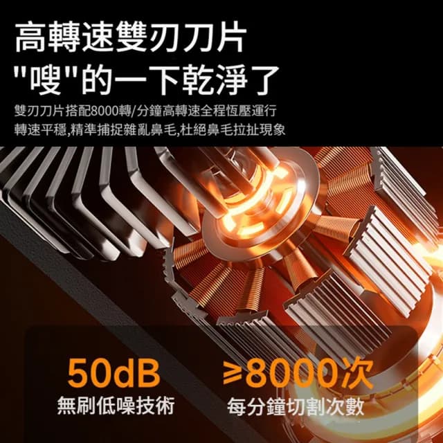 【ANTIAN】男士電動數顯鼻毛修剪器 充電式鼻毛刀 鼻毛清理器 剪鼻毛神器 送禮物