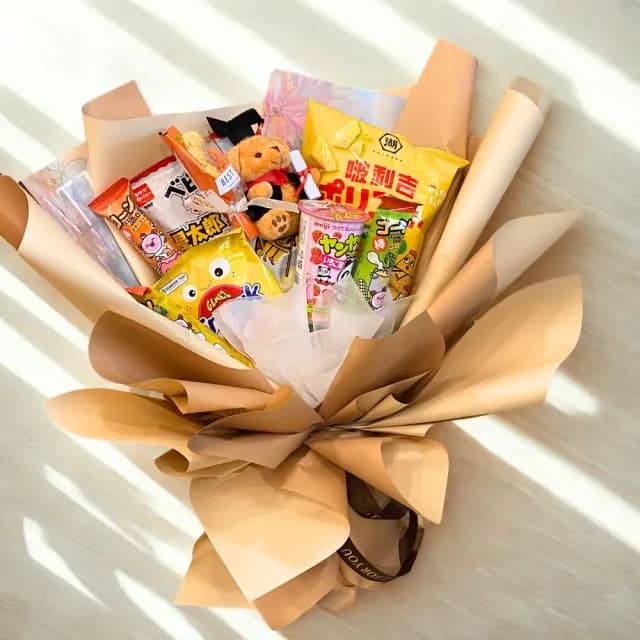 【GXS】零食花束 畢業花束 生日禮物(零食花束 畢業花束)