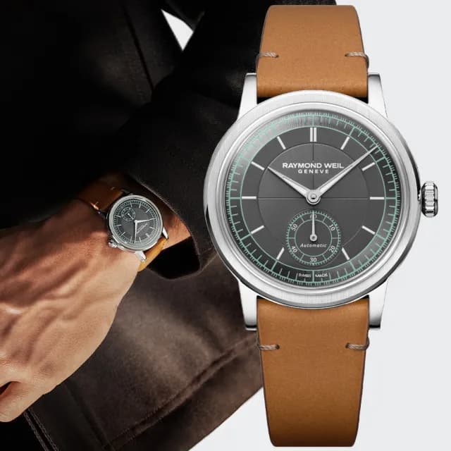 【Raymond Weil 蕾蒙威】Millesime 復古系列 小秒針機械腕錶 35mm 情人節 禮物 送禮 推薦(2130-STC-60521)