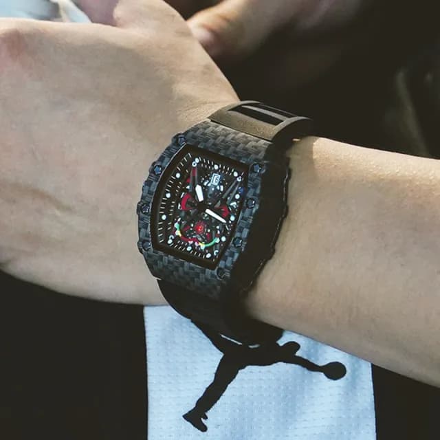 【KT DADA】雙11 夜光手錶 防水手錶 男生手錶 錶 腕錶男 矽膠錶帶 指針式 運動手錶 潮流 石英錶