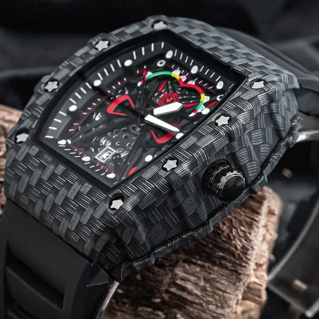 【KT DADA】雙11 夜光手錶 防水手錶 男生手錶 錶 腕錶男 矽膠錶帶 指針式 運動手錶 潮流 石英錶