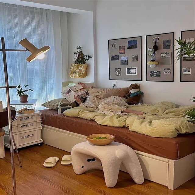 【超微米】奶油風貓咪換鞋凳 客廳落地擺件 可愛家居裝飾品 凳子 搬新家喬遷新居生日禮物(貓咪換鞋凳)