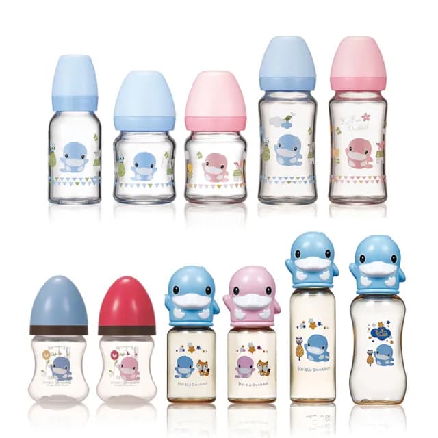 【KU.KU. 酷咕鴨】PPSU/PP/玻璃奶瓶(全新福利品)