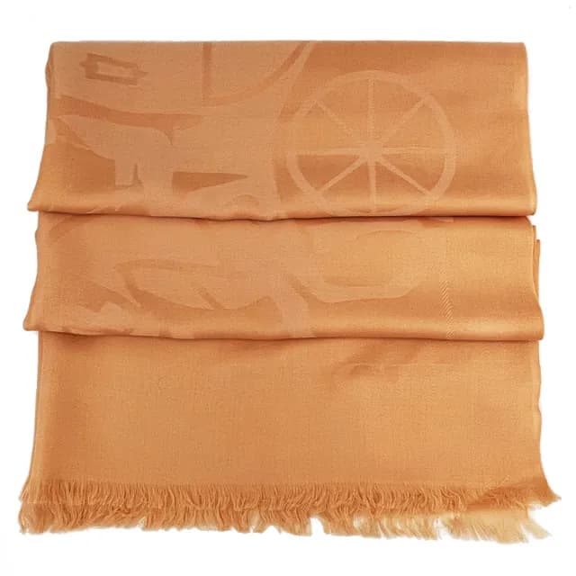 【COACH】C LOGO羊毛混桑蠶絲巾圍巾禮盒(多色選一)