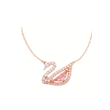 【SWAROVSKI 施華洛世奇】DAZZLING 天鵝水晶項鍊(限 量 促 銷)