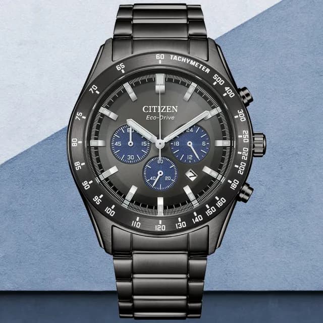 【CITIZEN 星辰】PROMASTER系列 光動能 經典計時腕錶 七夕 情人節 送禮 推薦(CA4677-50H)