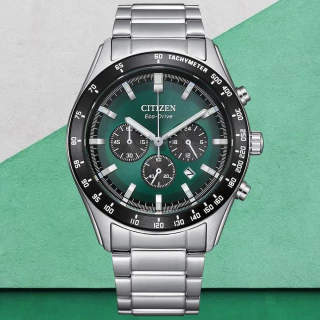 【CITIZEN 星辰】PROMASTER系列 光動能 經典計時腕錶 七夕 情人節 送禮 推薦(CA4674-58X)
