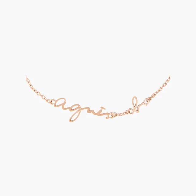 【agnes b.】bijoux 女款 agnes b. 標誌手鍊(多色)