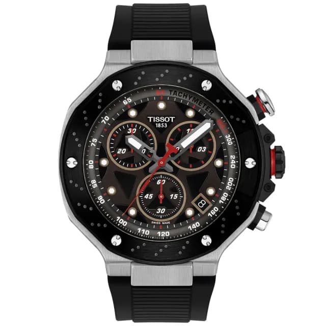 【TISSOT 天梭】T-RACE 競速系列 MotoGP 計時腕錶 畢業禮物 送禮 推薦(T1414172708100)