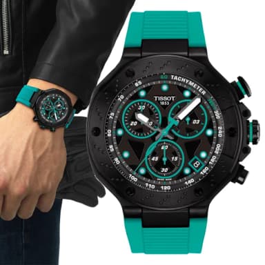 【TISSOT 天梭】T-RACE 競速系列 MotoGP 計時腕錶 畢業禮物 送禮 推薦(T1414173705101)