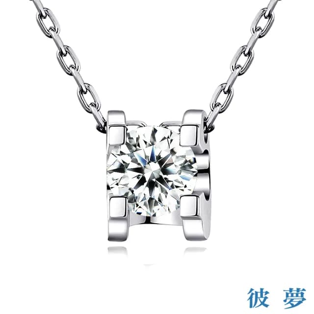 【彼夢】IGI 1克拉 D/VVS1 3EX NONE PT950鉑金 牛頭款鑽墜(超高規格頂級切割培育鑽石)