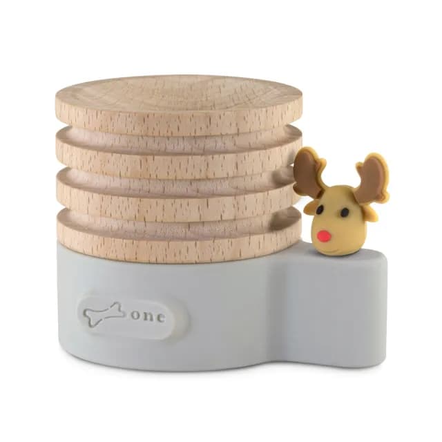 【Bone 蹦克】原木擴香台-企鵝/鴨子/麋鹿/貓咪/貓頭鷹/薑餅人巴頓(香氛 精油 療癒小物 生肖龍送禮推薦)