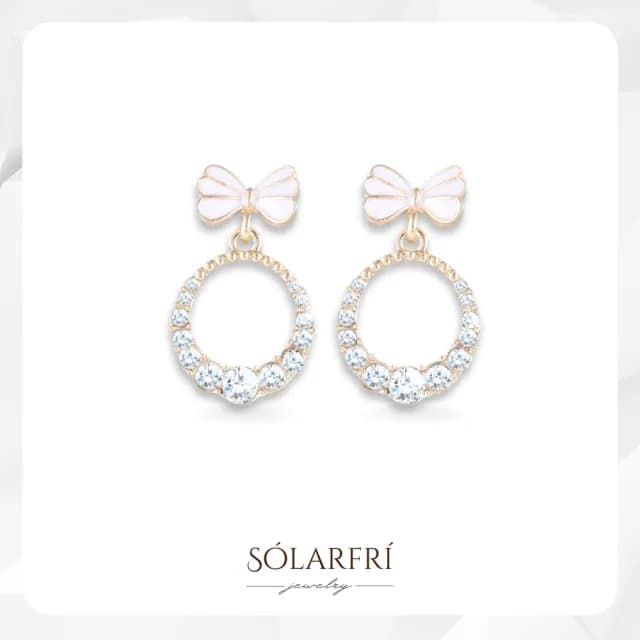 【SOLARFRi】銀針耳環｜氣質小眾款蝴蝶結耳環 附品牌禮盒包裝(閨蜜情人女友母親老婆生日禮物)