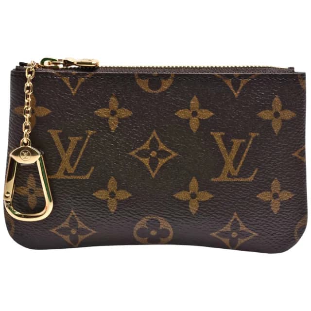 【Louis Vuitton 路易威登】M13559經典Monogram印花帆布鑰匙/零錢包