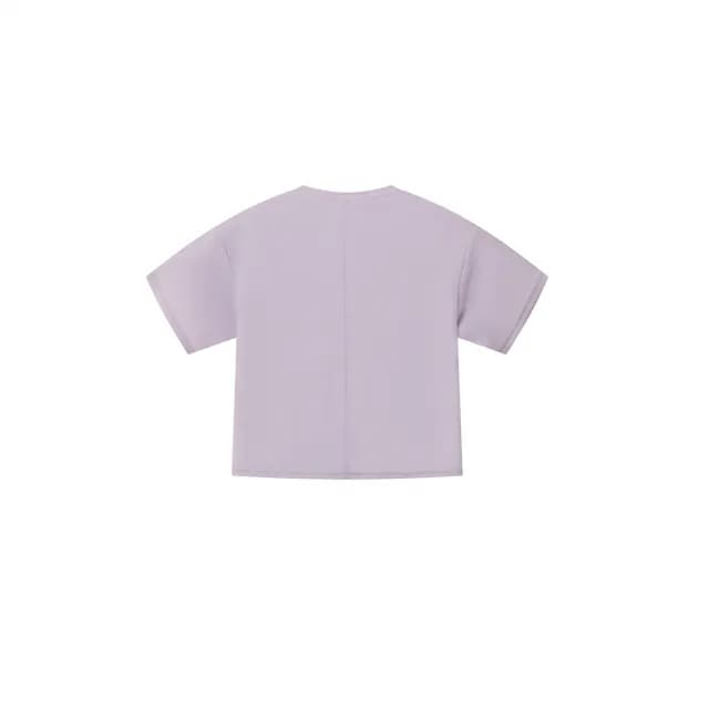 【GIORDANO 佐丹奴】童裝涼感防曬扭結上衣 G-MOTION系列(32 蘭花瓣紫)