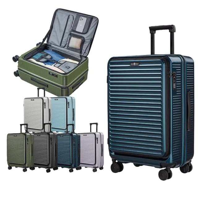 【ROYAL SHIELD】皇家盾牌 29吋 可擴充 旅行箱 前開行李箱(TSA海關鎖 抗菌靜音輪 純PC)