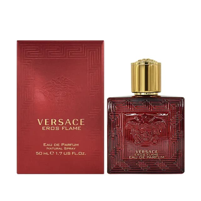 【VERSACE 凡賽斯】愛神火焰男性淡香精 50ml(Eros Flame 平行輸入)