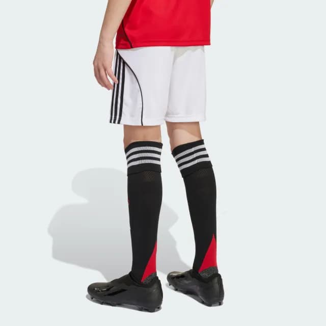 【adidas 愛迪達】曼聯 主場運動短褲 吸濕排汗 足球 童裝 JP3017