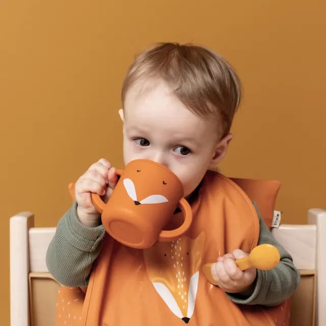 【Trixie 比利時】動物造型矽膠雙耳水杯 多款可選(副食品 餐具 水瓶 水壺)