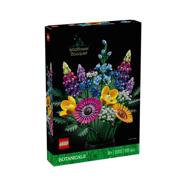 【LEGO 樂高】Botanicals 10313 野花花束(花藝 DIY 居家擺設 禮物 情人節禮物)