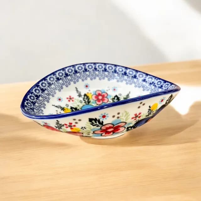 【Royal Duke】波蘭風手繪陶瓷元寶碟★買一送一(入厝禮 交換禮物 點心碟 甜品碗 深盤)
