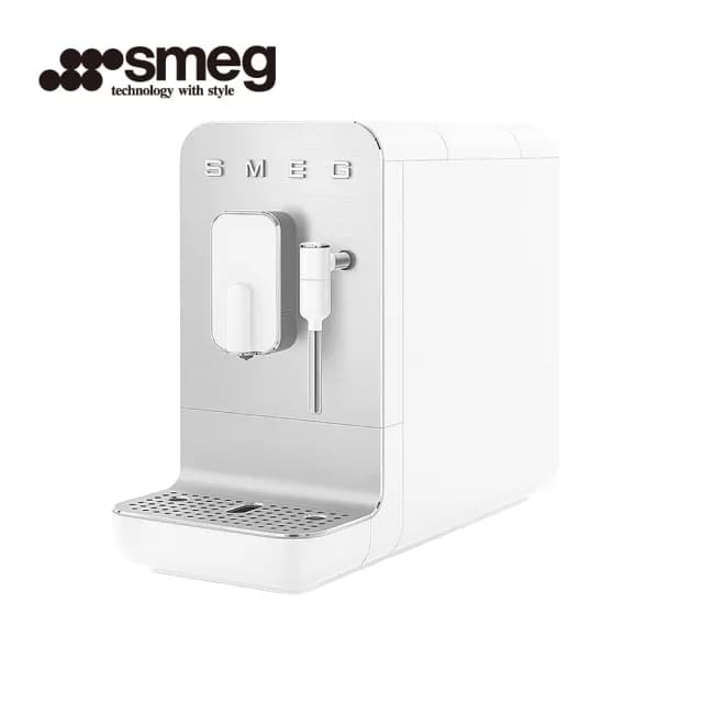 【SMEG】義大利全自動義式咖啡機BCC12款-珍珠白(BCC12WHMUS)