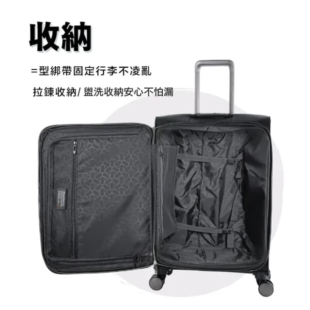 【eminent 萬國通路】20吋 S1130布箱 商務箱 高密度防潑水行李箱(輕巧耐磨、可登機)