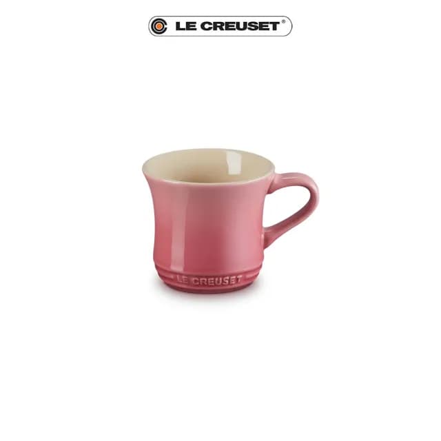 【Le Creuset】瓷器茶具組-1壺2杯(薔薇粉)