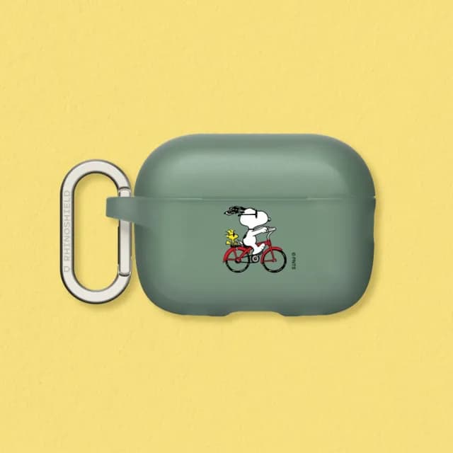 【RHINOSHIELD 犀牛盾】AirPods Pro2/Pro/第4/3/2/1代 無線耳機保護殼/Snoopy Ride The Bike(Snoopy)