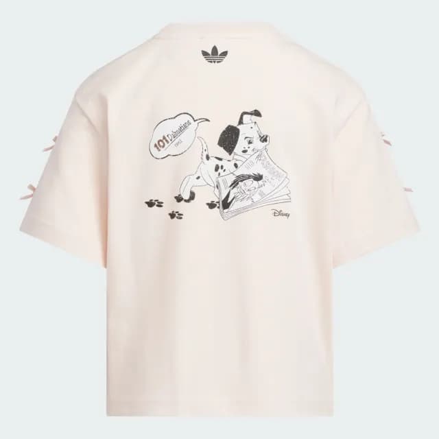 【adidas 愛迪達】迪士尼 101忠狗 短袖上衣 T恤  童裝 - Originals KG6626