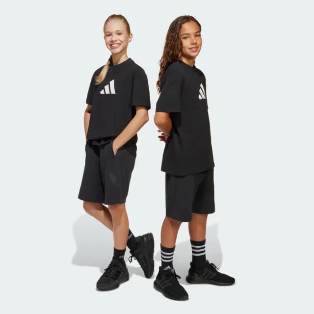 【adidas 愛迪達】FUTURE ICONS 運動短褲 童裝 JI6266