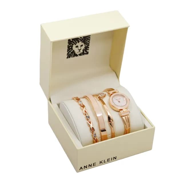 【ANNE KLEIN】時尚造型閃耀手錶x手鍊禮盒組(多款可選)