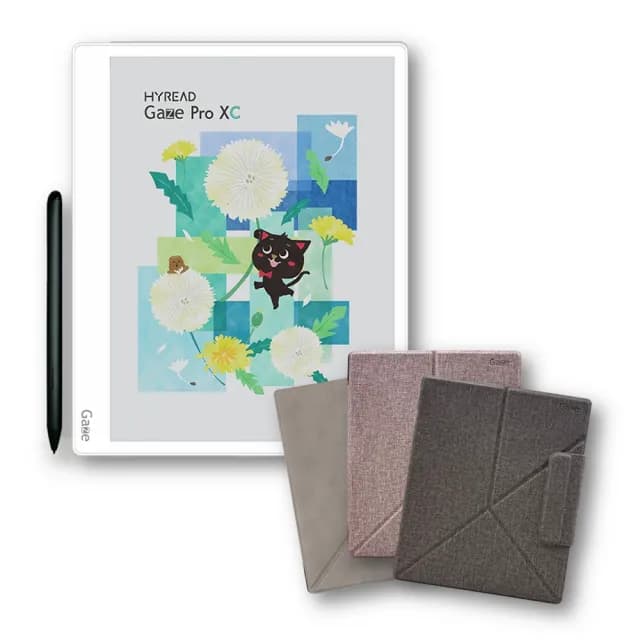 【HyRead】 Gaze Pro XC 10.3吋彩色電子紙閱讀器-純淨白 殼套組