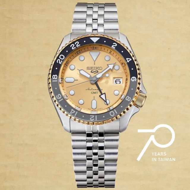 【SEIKO 精工】5 Sports B-boy Quake 台灣70週年 機械腕錶 父親節 禮物 送禮 推薦(SSK044K1/4R34-00M0K)