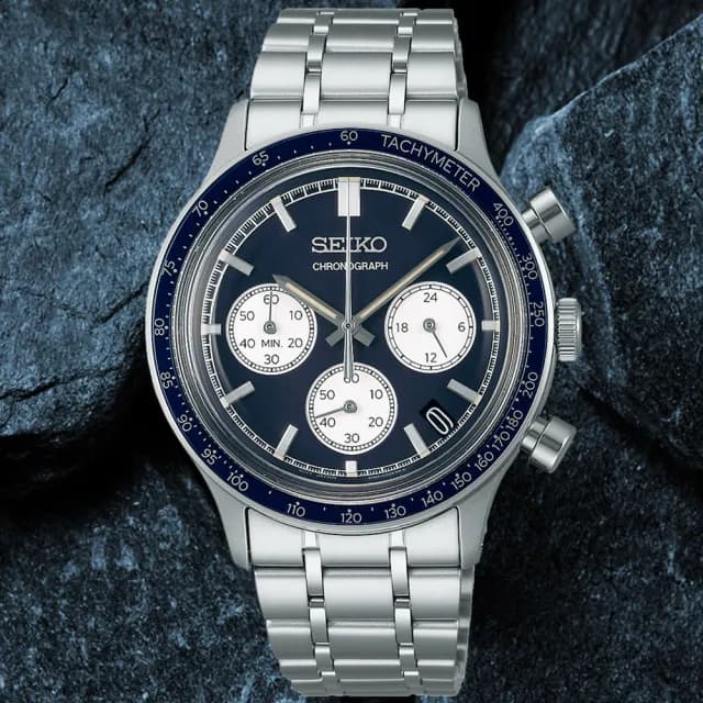 【SEIKO 精工】CS系列 經典計時腕錶 七夕 情人節 禮物 送禮 推薦(SSB477P1/8T63-03P0B)