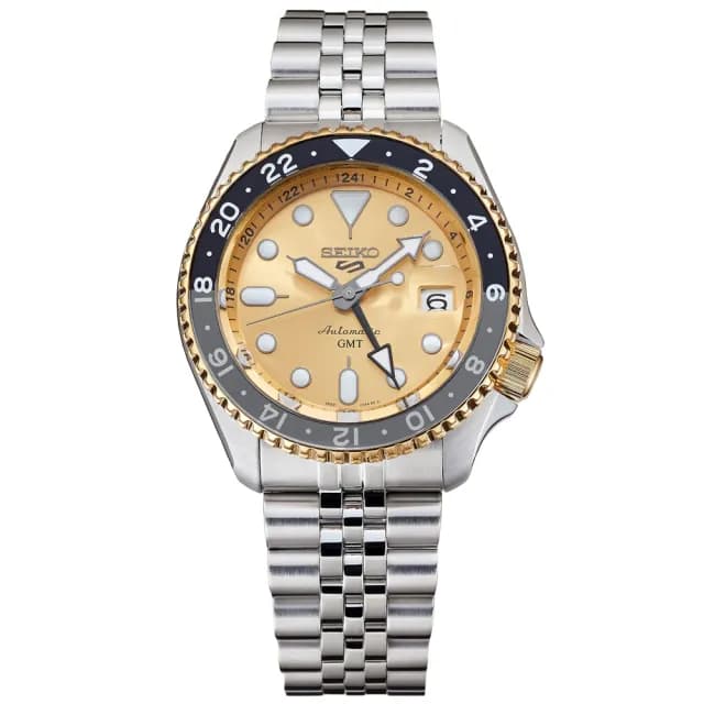 【SEIKO 精工】5 Sports系列 台灣70週年 GMT機械腕錶 父親節 禮物  送禮 推薦(SSK044K1/4R34-00M0K)