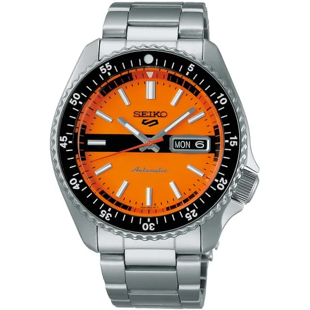【SEIKO 精工】霹靂舞國手戴款 5 Sports 55周年SKX機械錶 父親節禮物(SRPK11K1/4R36-13V0L)